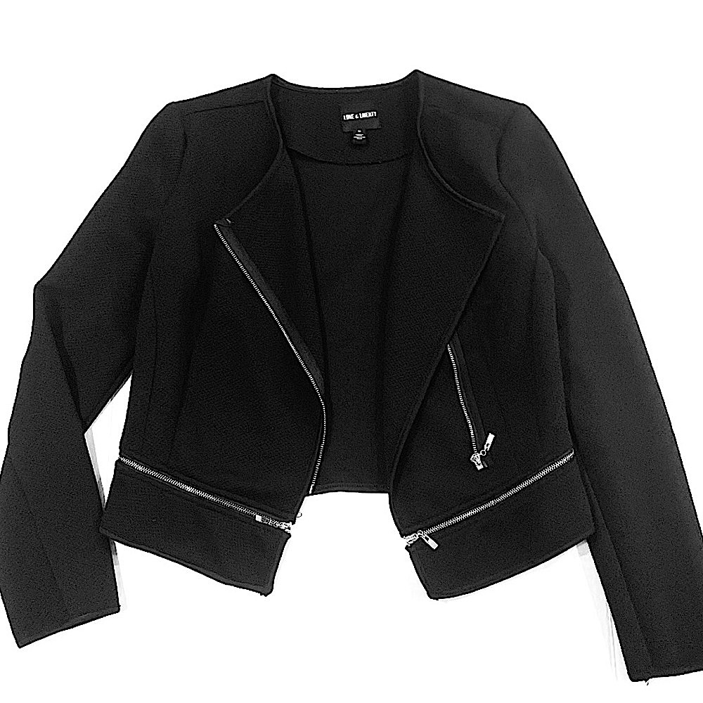 Love & Liberty Moto Zipper Jacket | Size Medium